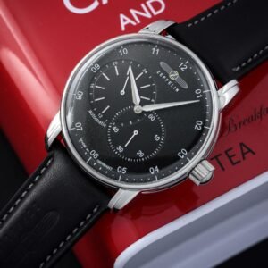 Zeppelin men’s automatic chronograph with leather strap