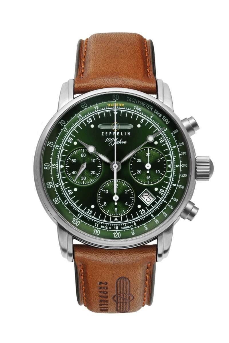 Zeppelin men’s quartz chronograph with metal strap pro - Image 3